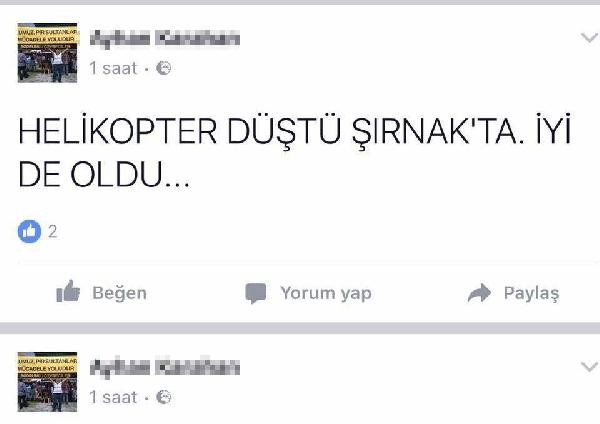 Şehitlere hakaret mesajlarının ardından gözaltına alındı