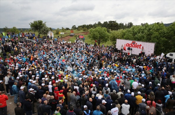 Kılıçdaroğlu'nun Çamlıdere'deki grup toplantısı