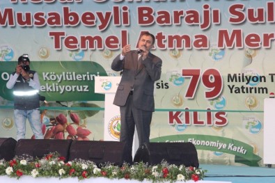 Bakan Eroğlu, Kilis'te Temel Atma Törenine Katıldı