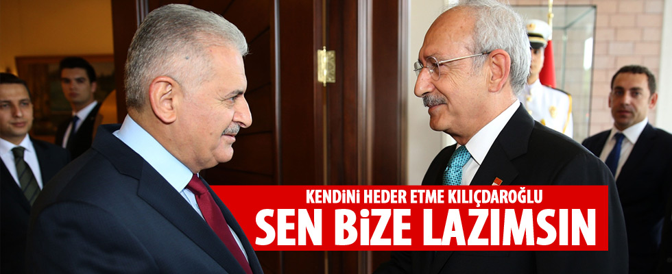 Başbakan Yıldırım: Kılıçdaroğlu kendisini heder etmesin