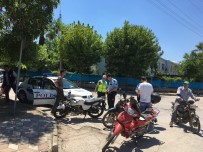 Gönen'de Motosikletçilere Denetim
