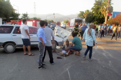 Milas'ta Tırla Otomobil Çarpıştı; Biri Ağır, 2 Yaralı