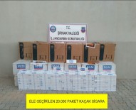 TRAFİK KANUNU - Şırnak'ta 20 Bin Paket Kaçak Sigara Ele Geçirildi