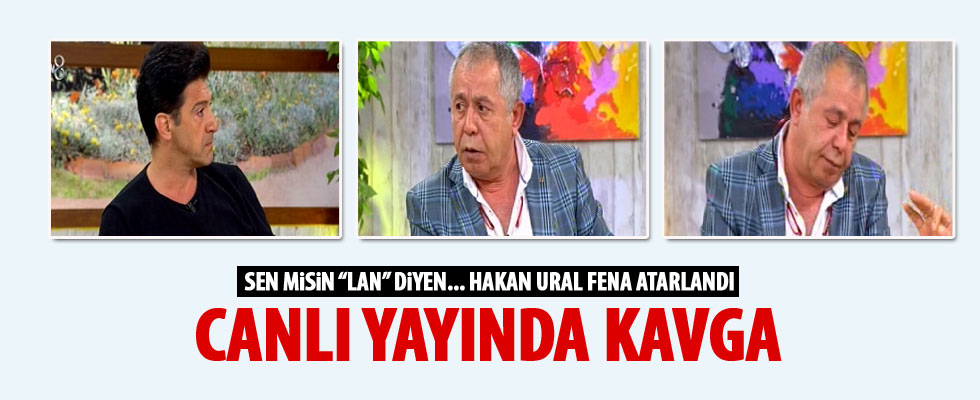 TV 8 canlı yayınında 'lan' kavgası