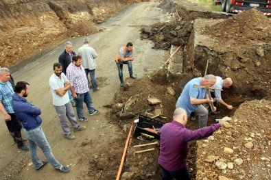 Samsun'da Yol Çalışmasında 2 Tarihi Mezar Bulundu