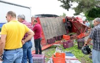 ADANALıOĞLU - Tarım İşçilerini Taşıyan Kamyonet Kaza Yaptı: 3 Ölü, 5 Yaralı
