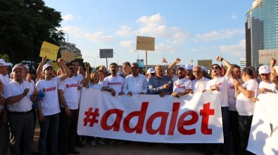 Adalet Yürüyüşüne CHP Gaziantep İl Teşkilatı'ndan Destek