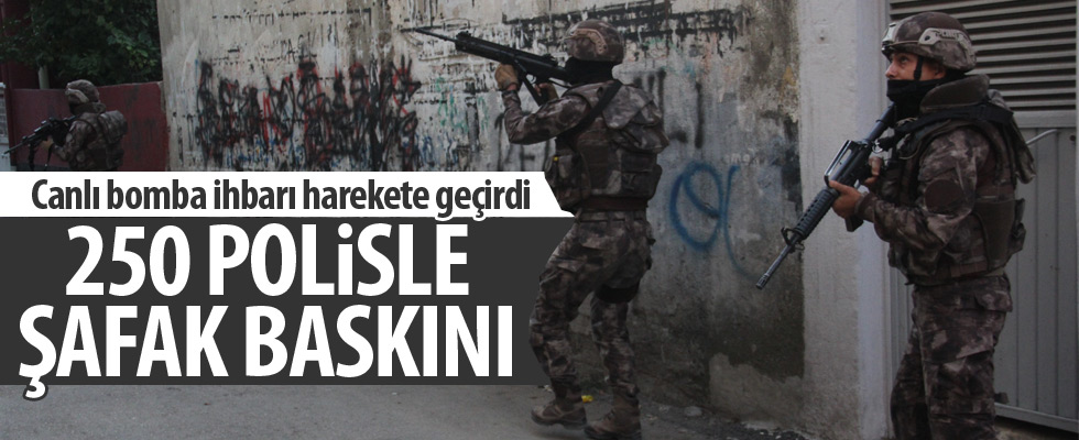 DEAŞ hücre evinde canlı bomba operasyonu