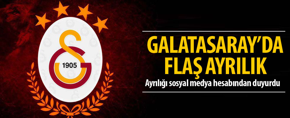 Yıldız oyuncu Galatasaray'a veda etti