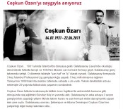 COŞKUN ÖZARı - Coşkun Özarı Unutulmadı