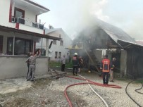 SAMANLıK - Samanlıkta Çıkan Yangın Korkuttu