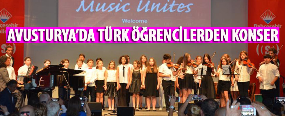 Avusturya'da Türk öğrencilerden konser