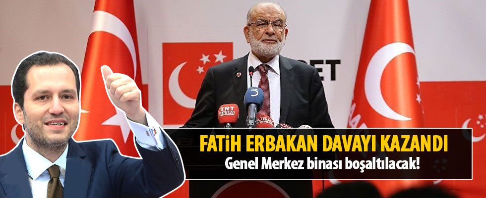 Fatih Erbakan Saadet Partisi'ne açtığı davayı kazandı