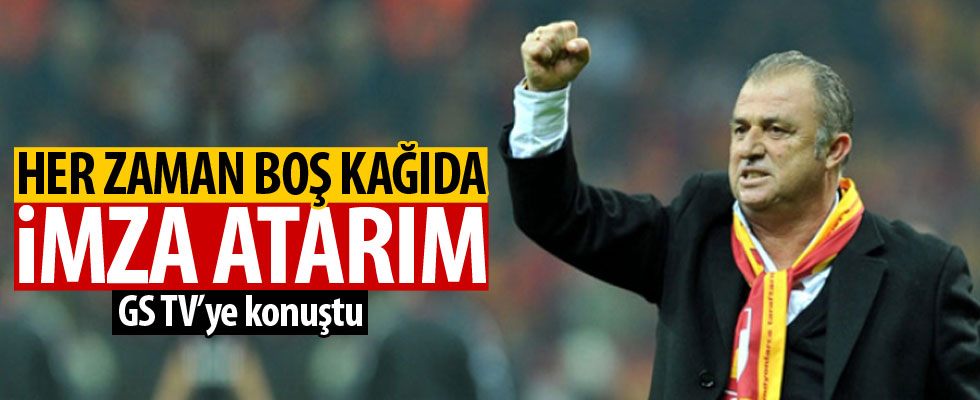 Fatih Terim Galatasaray'ın kanalına konuştu