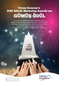 ICSC'den Forum Erzurum'a Gümüş Ödül