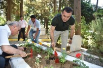 GÜZELBAĞ - Başkan Yücel, Şehit Mezarlarını Ziyaret Etti