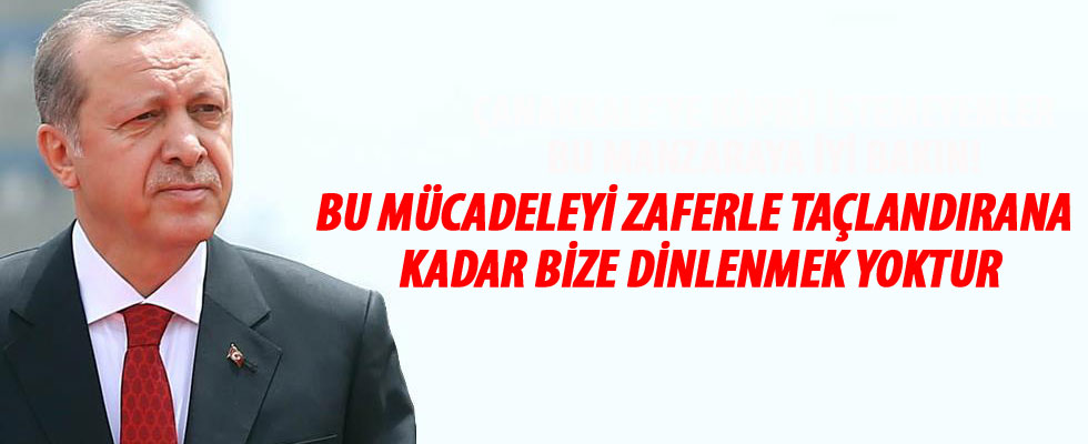 Cumhurbaşkanı Erdoğan'dan bayram mesajı