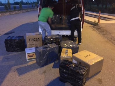 Samsun'da 8 Bin 150 Paket Kaçak Sigara Ele Geçti