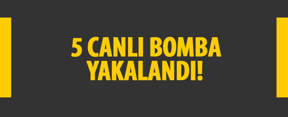 Hatay Valiliği: Sınırda 5 canlı bomba yakalandı