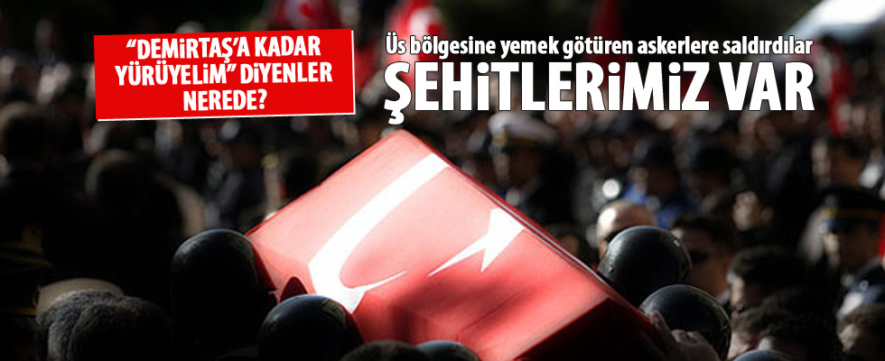 Şırnak Uludere'de 3 asker şehit oldu