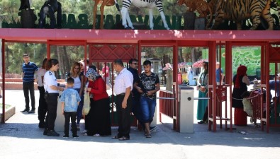 Gaziantep Hayvanat Bahçesi'ne Ziyaretçi Akını