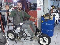 ELEKTRİKLİ BİSİKLET - Hurdadan Otomatik Vitesli Motosiklet Üretti