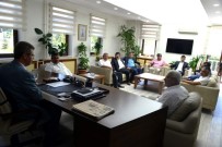 MISIR ŞURUBU - Ziraat Odaları Başkanları Başkan Akay'ı Ziyaret Etti