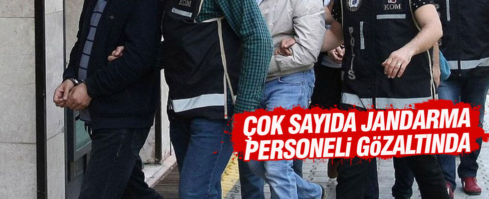 Ankara merkezli 20 ilde jandarmaya FETÖ operasyonu: 35 gözaltı