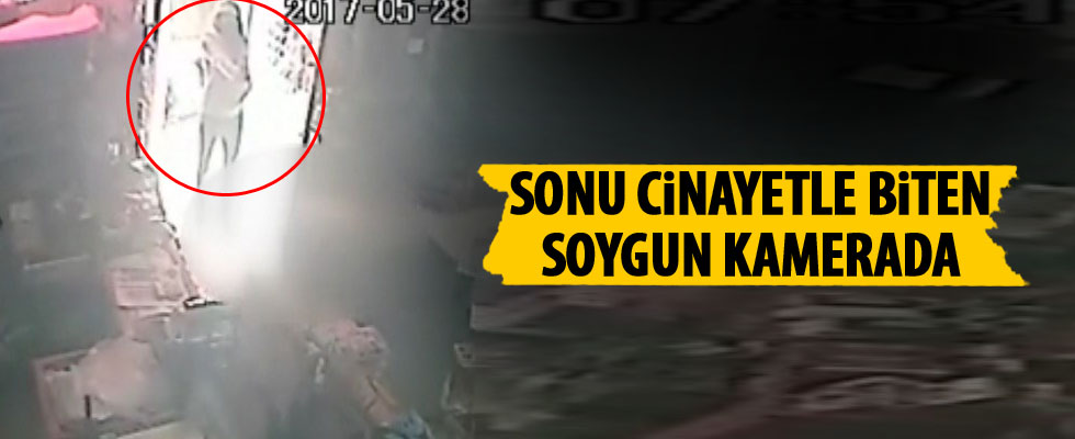 Cinayetle sonuçlanan soygun kamerada