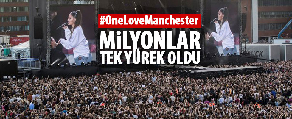 Manchester’da 50 bin kişilik yardım konseri