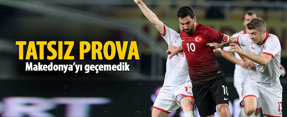 Makedonya-Türkiye: 0-0