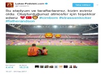 LUKAS PODOLSKI - Podolski, Türk Telekom Stadyumu'na Veda Etti