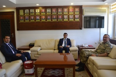 ASP İl Müdürü İlbaş, Jandarma Bölge Komutanı Alpar İle Bir Araya Geldi