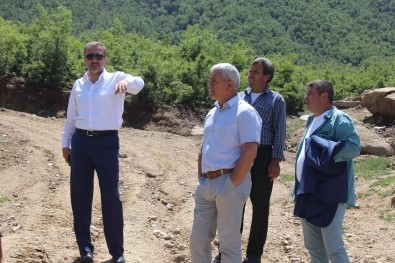 Başkan Karaçoban'dan Aşırı Yağışların Vurduğu Mahalleye Ziyaret