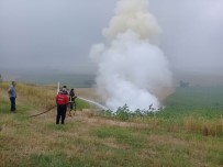 BAKLALı - Ham Petrol Boru Hattında Yangın