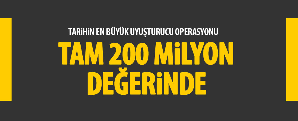 Muğla'da uyuşturucu operasyonu: 1 ton 250 kilo eroin ele geçirildi