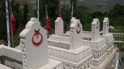 Sason'da Şehit Mezarlığı Yenilendi