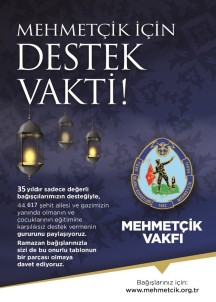TSK Mehmetçik Vakfı Ramazan Bağışlarını Kabul Ediyor