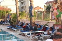 Havuz başında yasadışı göçmen operasyonu