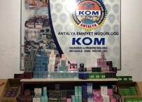 Antalya'da Kaçak Parfüm Sigara Operasyonu