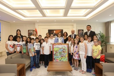 Başkan Şahin GKV'li Çocukların Hayallerine Dokundu.