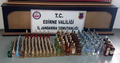 Edirne'de Kaçak İçki Operasyonu