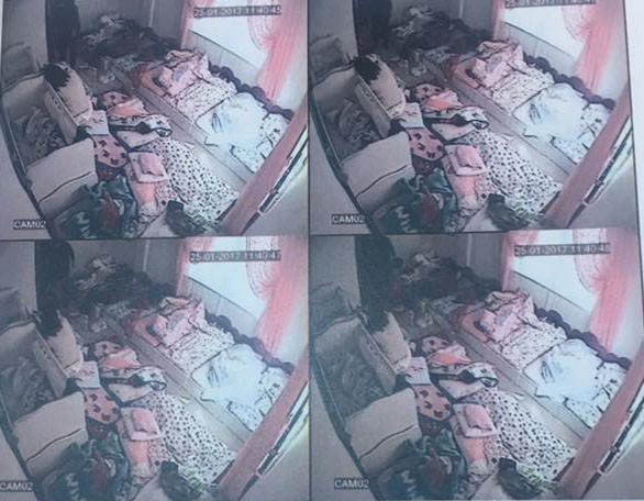 2,5 yaşındaki kızın kreşte darp edilme anı kamerada