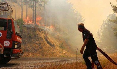 Anamur'daki Orman Yangını