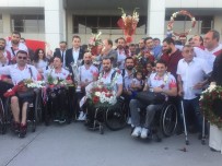 TEKERLEKLİ SANDALYE BASKETBOL - Avrupa Şampiyonu Tekerlekli Sandalye Basketbol Milli Takımı, Yurda Döndü