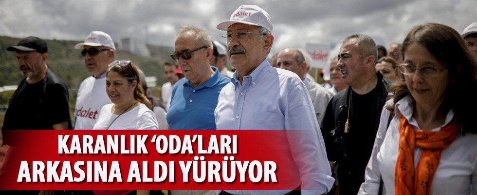 Karanlık ‘oda’lar da yürüyüşte