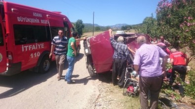 Kozan'da Trafik Kazası Açıklaması 4 Yaralı