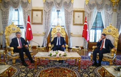 Cumhurbaşkanı Erdoğan Shell Dünya Başkanı Beurden’ı kabul etti
