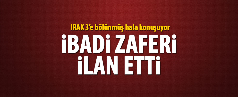 Irak Başbakanı Haydar El-İbadi, Musul'da DEAŞ'a karşı zafer ilan etti