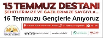İpekyolu'nda 15 Temmuz Şehitlerini Anma Etkinliği